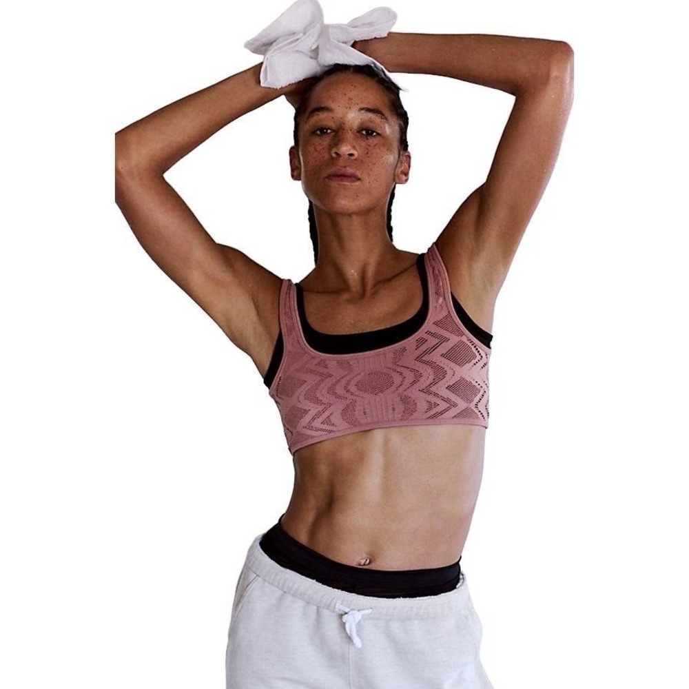 Free People Movement Women's Run The Distance Bra Petal XS/S NWT ($48 Retail)